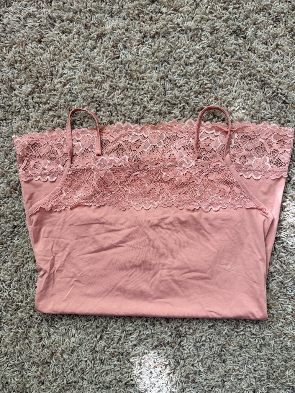 Maurices Rose Pink Lace-Trim Cami - Picture 3 of 3